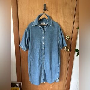 COS denim shirt Dress with Relaxed Silhouette